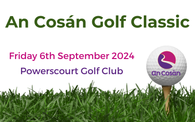 Join us for a day of golf and giving at  An Cosán’s Golf Classic 2024!